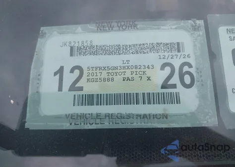 2017 Toyota Tacoma Access Cab/Sr/Sr5 from USA, damaged, VIN 5TFRX5GN3HX082343